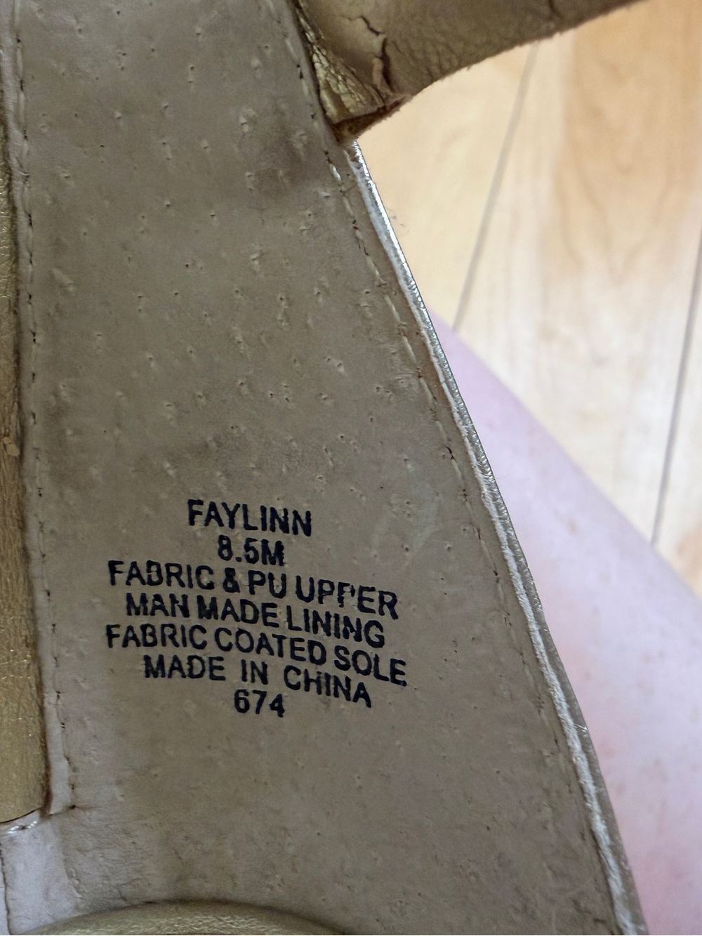 Steve Madden Faylinn 8.5 Gold Rhinestone Strappy Stiletto Heels - Picture 9 of 10